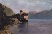 Gustave Courbet The Chateau de Chillon painting
